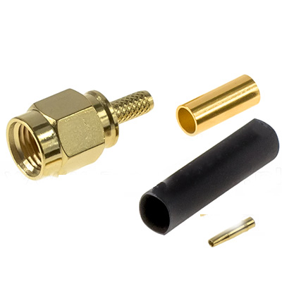 Wtyk Sma (M) Prosty Przewód Rg58 Zaciskane