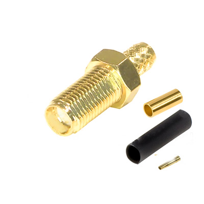 Gniazdo Sma (F) Proste Przewód Rg174 Zaciskane