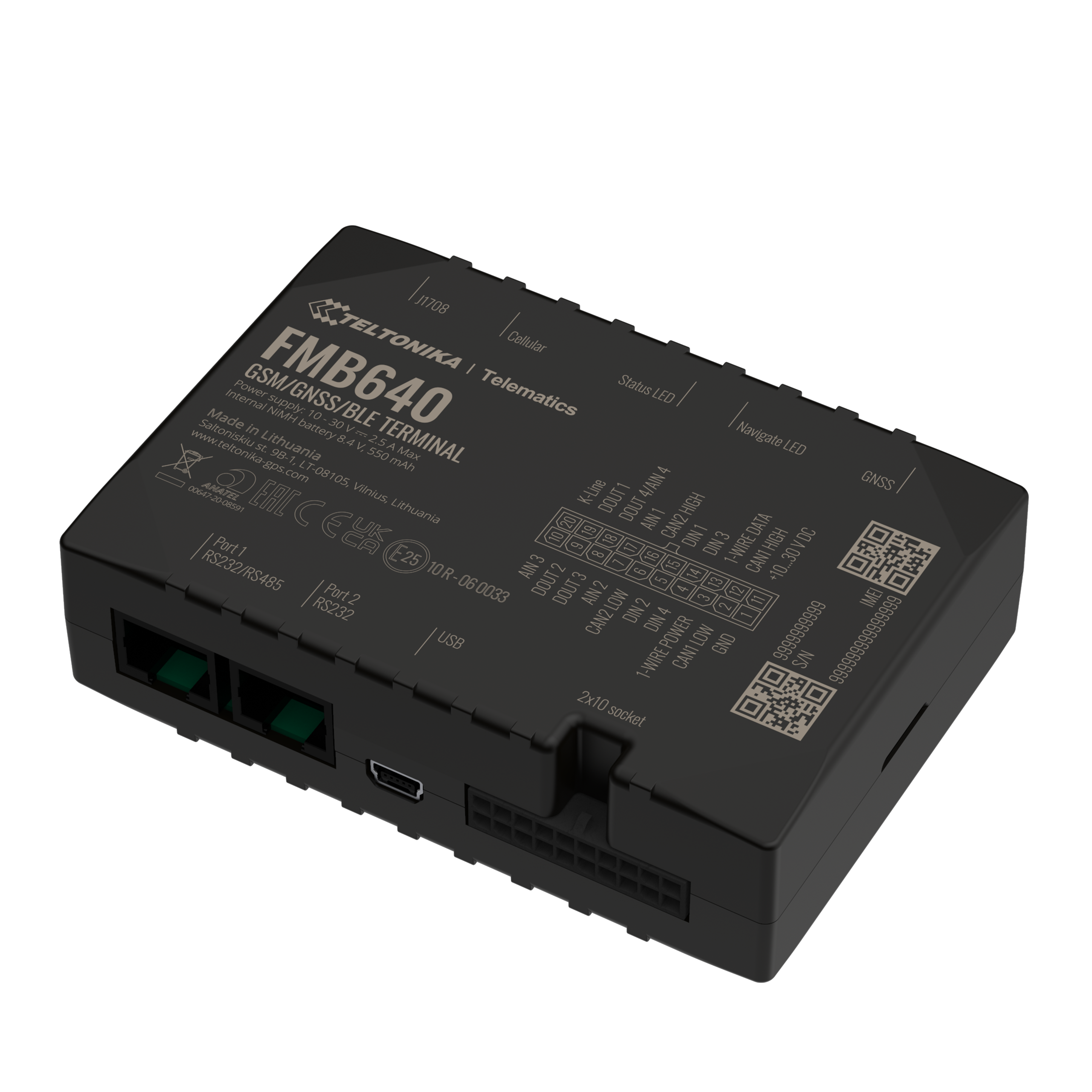 Teltonika Fmb640 Gnss Gsm Bluetooth