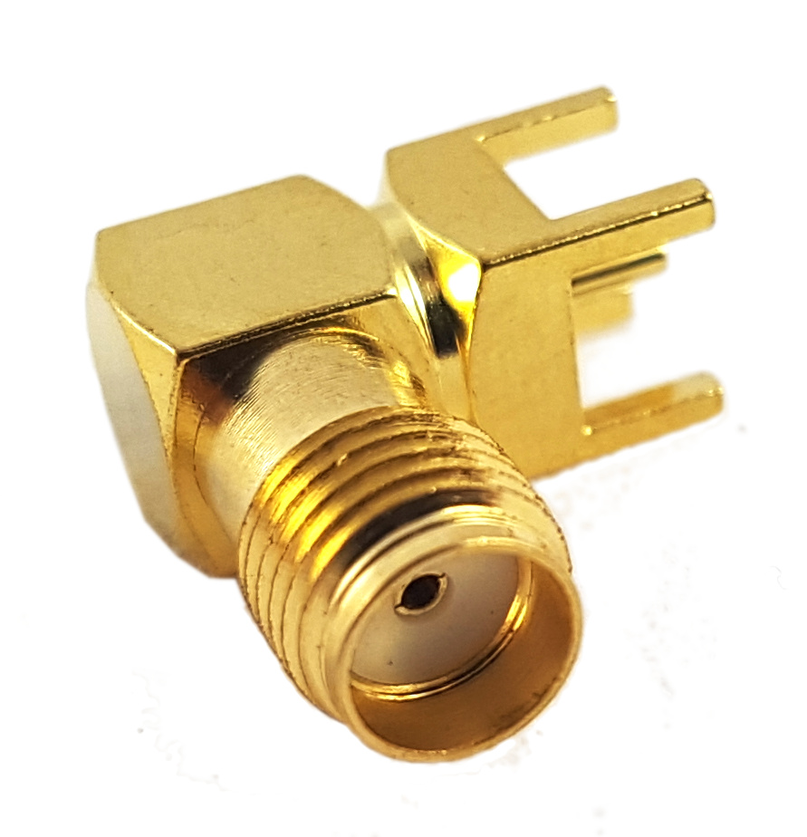 Złącze Sma (F) Kątowe Do Druku, Krótki Gwint