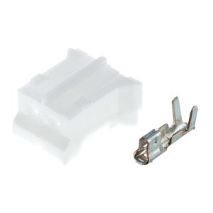 Wtyk Przewód-Płytka Żeński 2Pin Bez Styków 2Mm