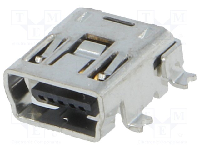 Gniazdo Usb B Mini 5-Pin Smd