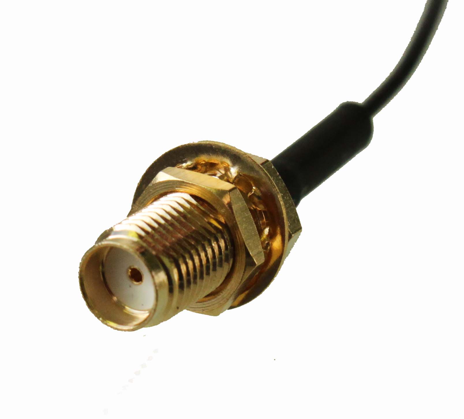 Pigtail U.fl (F) Kątowy Sma (F) Panel 1.13Mm 52Mm