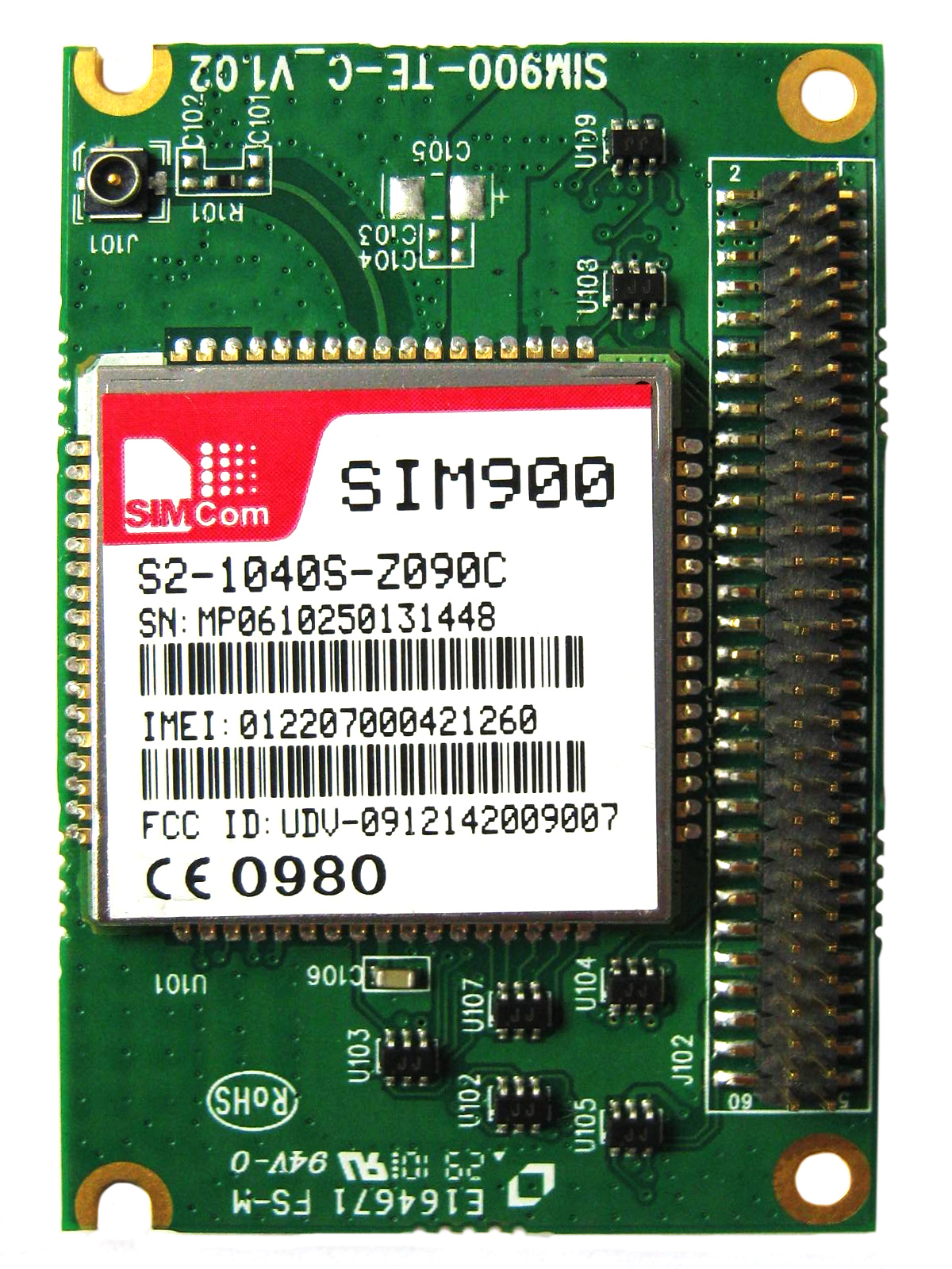Moduł Gsm/Gprs 850/900/1800/1900Mhz I2C, Uart