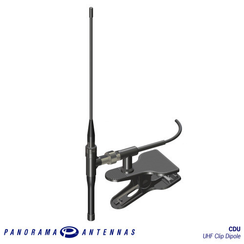 Antena na klips 410-430 MHz 2dBi 5m BNC(m)