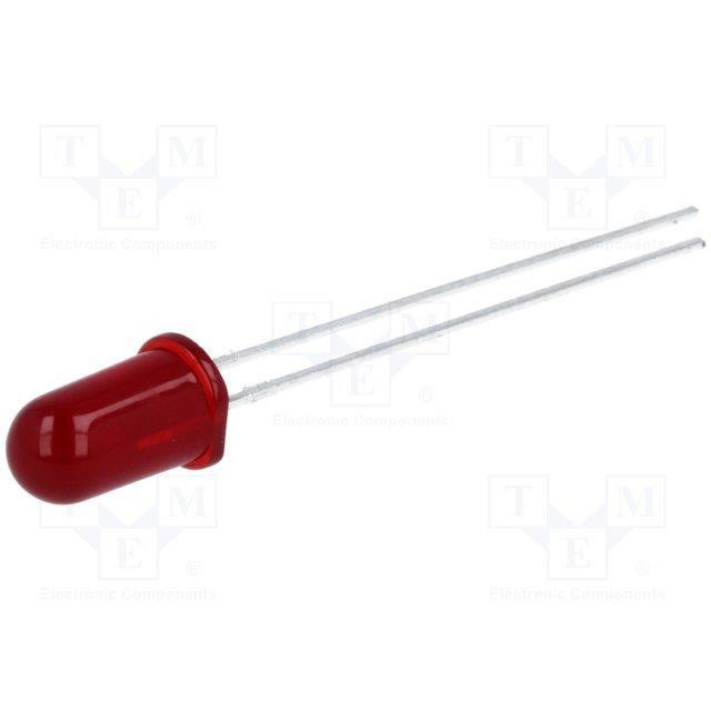Dioda LED THT 5mm czerwona 50st 40-45mcd