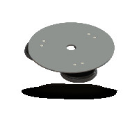 Uchwyt Okrągły, Magnetyczny Do Anteny Panorama