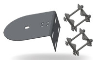 Lpmm Ant Wall/Mast Stainless Steel Bracket Assembl