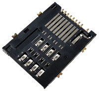 Złącze Czytnik Sim 8-Pin Smd Wsuwane