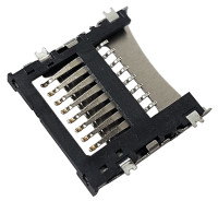 Złącze Kart Microsd Z Uchylną Pokrywą Smd 8 Pin