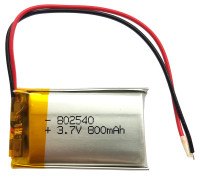 Akumulator Li-Pol Lp802540 3.7V 800Mah Z Kablem